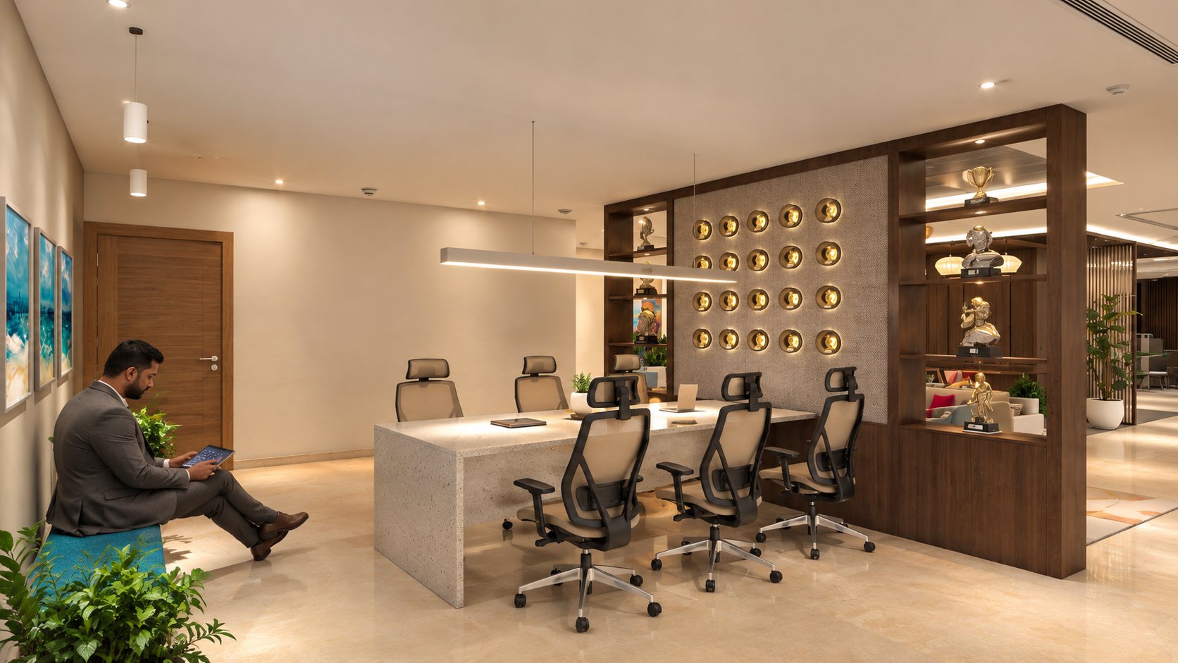 Elite by Awfis meeting table