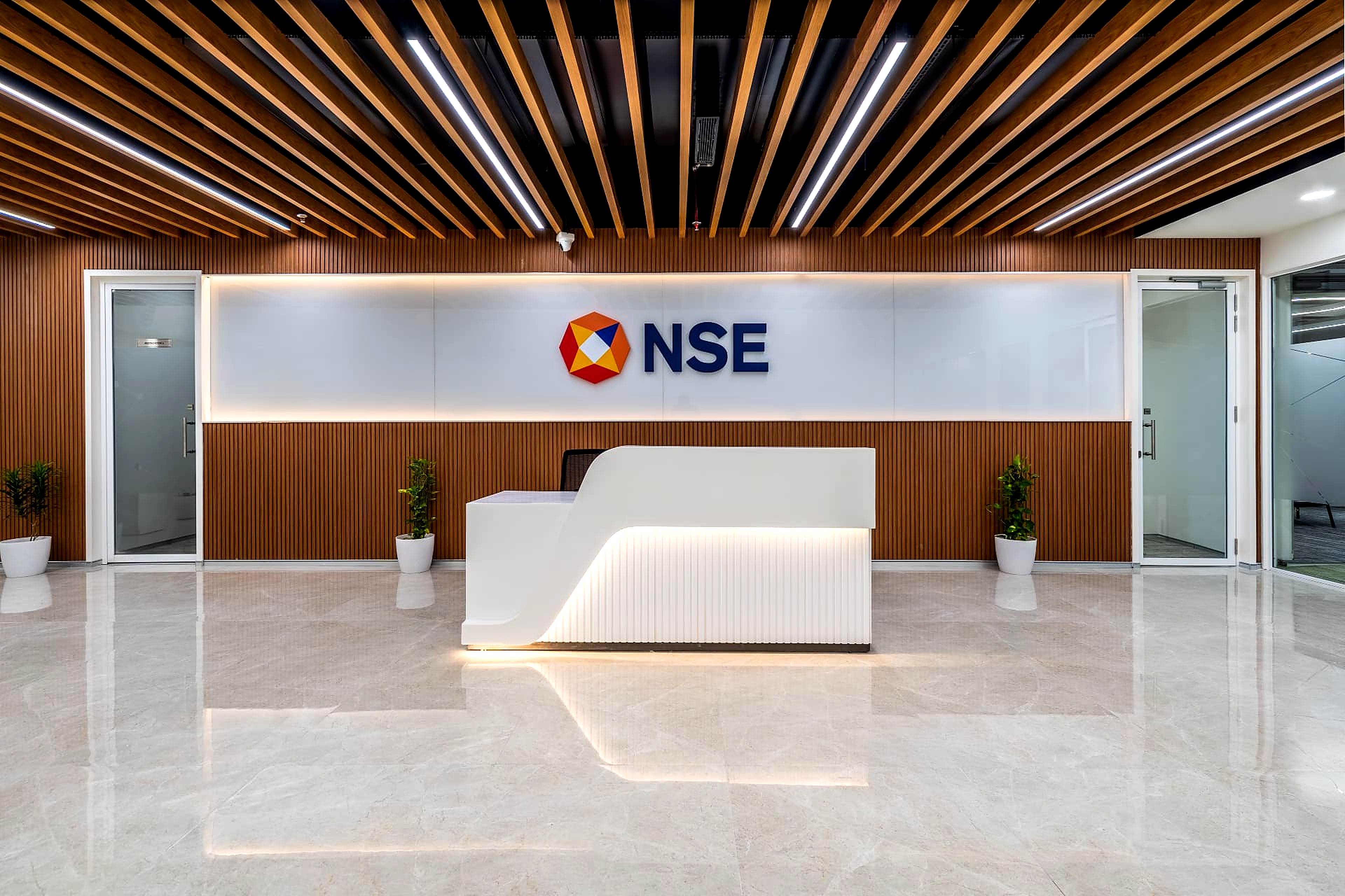 NSE — Reception & arrival, Mumbai